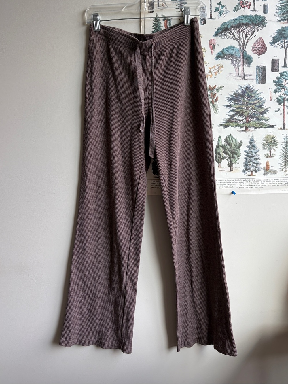 H&M Waffle Lounge Pant Brown Small